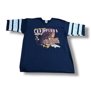 Men’s Logo 7 1998 Denver Broncos Super Bowl XXXII Championship T-Shirt